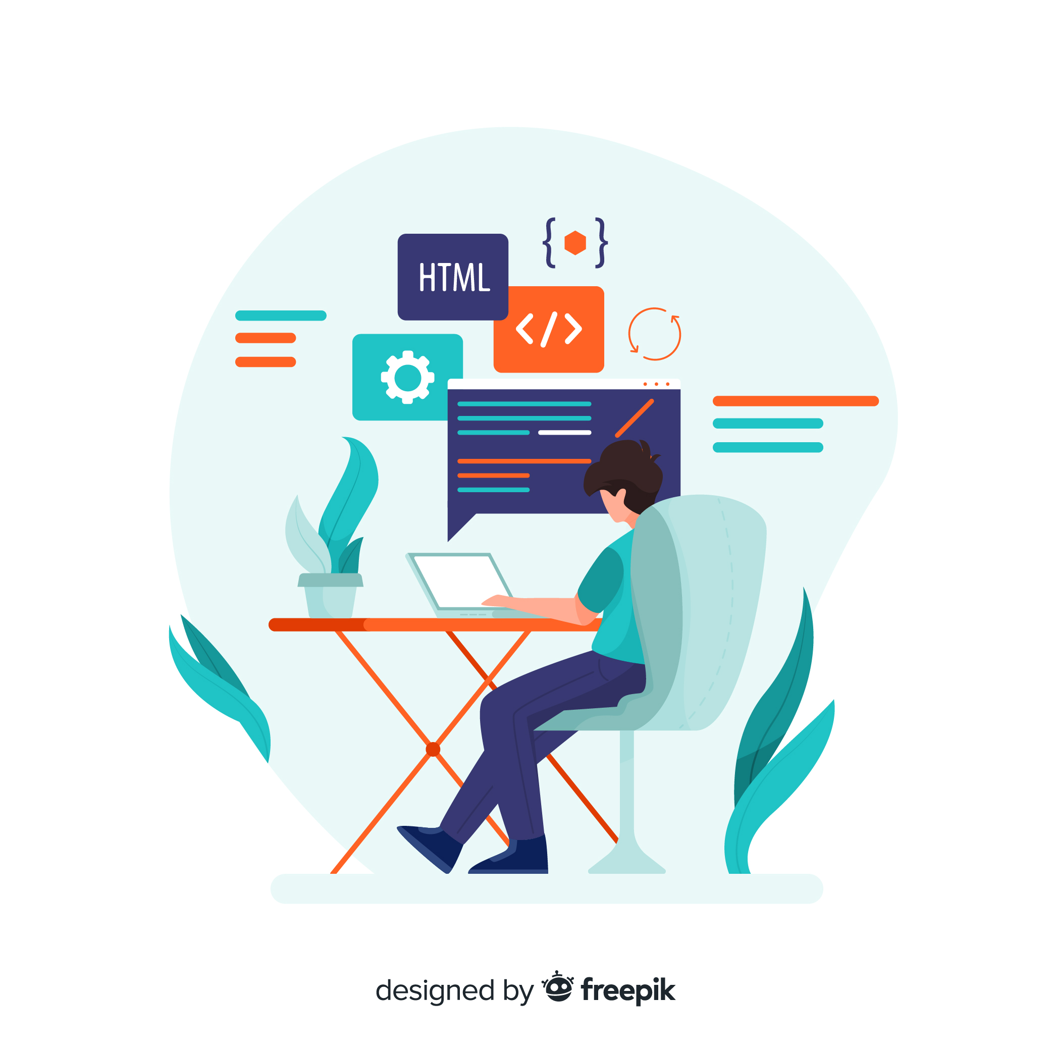 Illustration développeur
